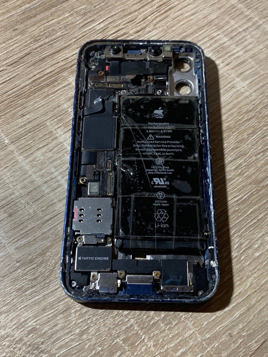 iPhone 12 mini 64GB ブルー ジャンク品 パーツ販売 - メルカリ