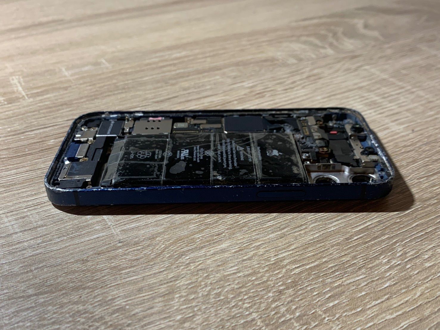iPhone 12 mini 64GB ブルー ジャンク品 パーツ販売 - メルカリ