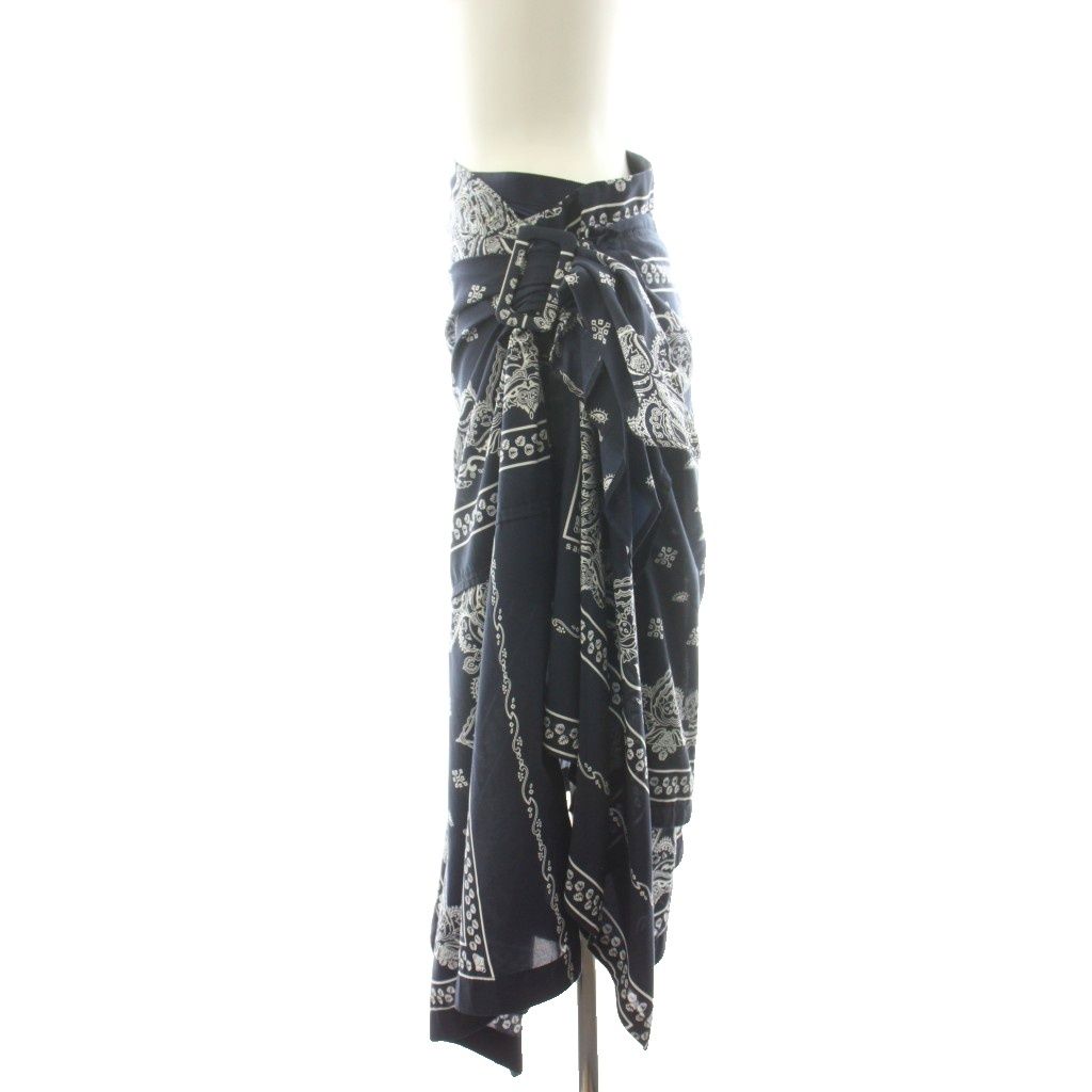 サカイ sacai 19SS Bandana Skirt バンダナスカート ラップ風スカート