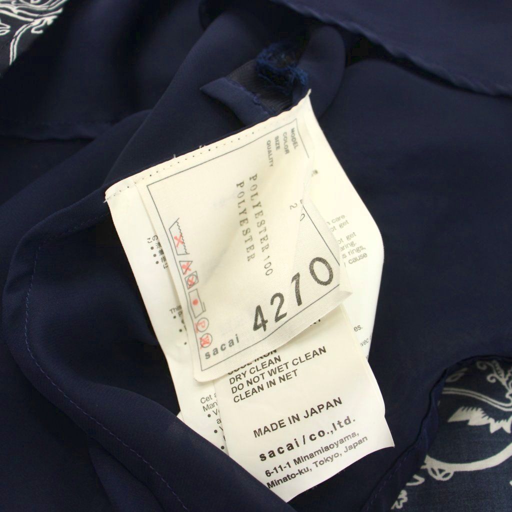 サカイ sacai 19SS Bandana Skirt バンダナスカート ラップ風スカート