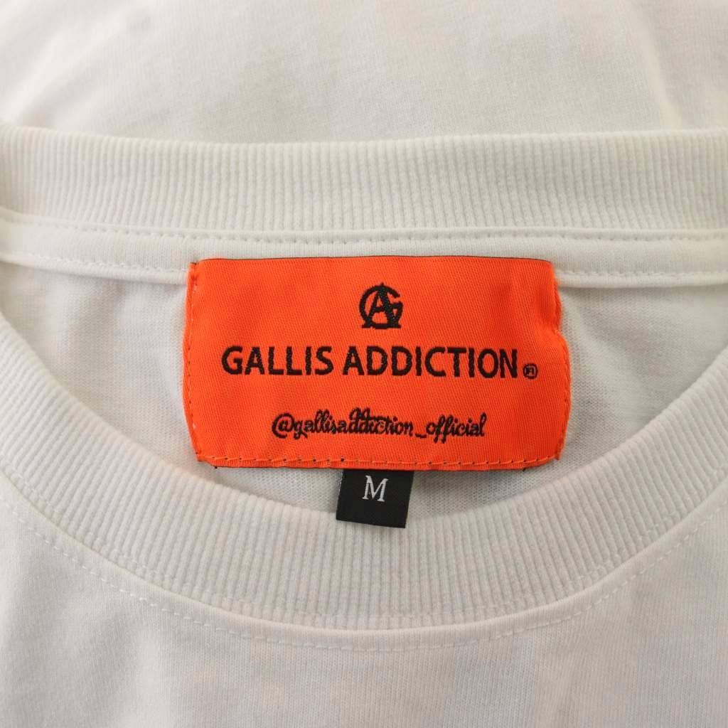 ガリスアディクション GALLIS ADDICTION Tシャツ M 白 ホワイト