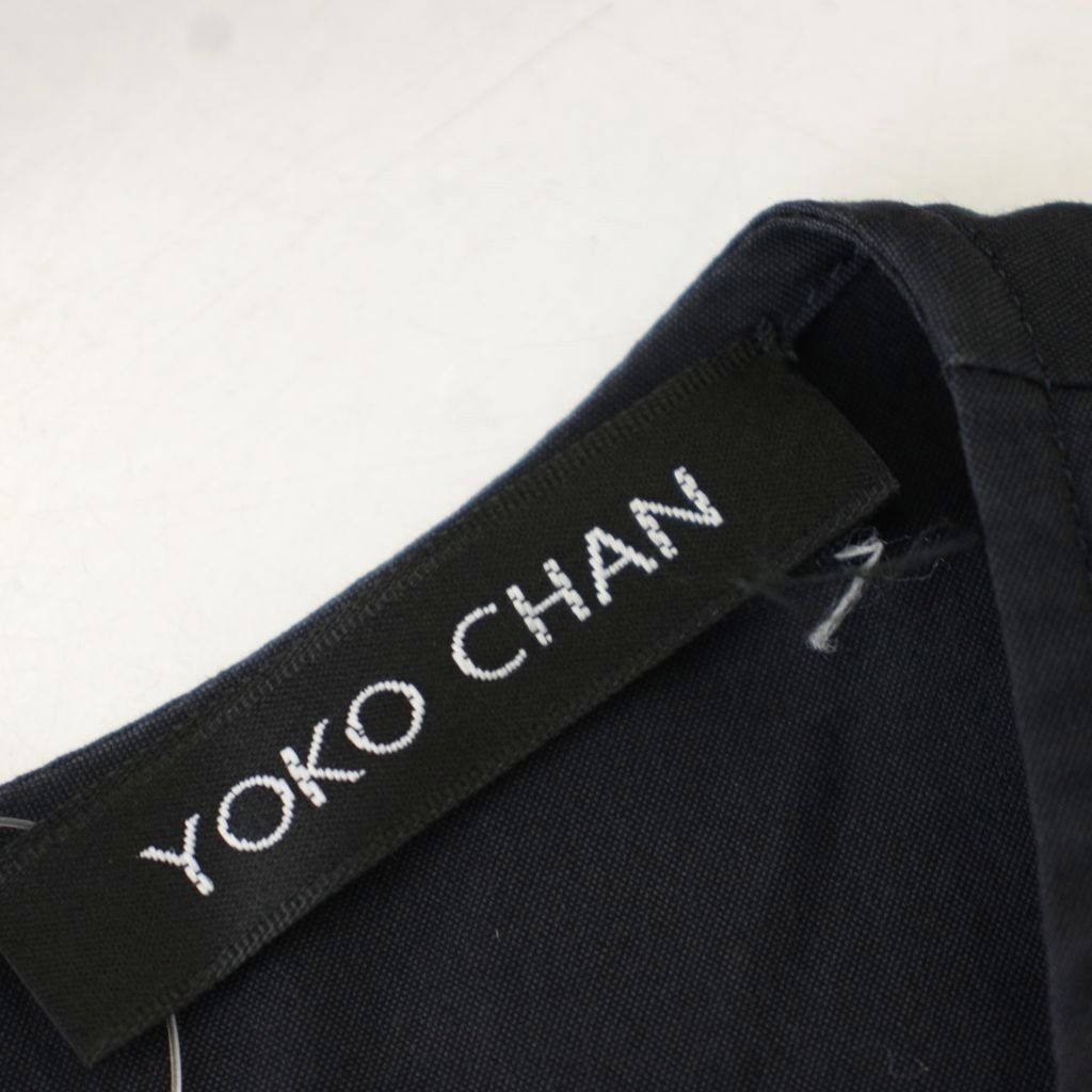 ヨーコチャン YOKO CHAN ワンピース ひざ丈 半袖 F 黒 ブラック YCD