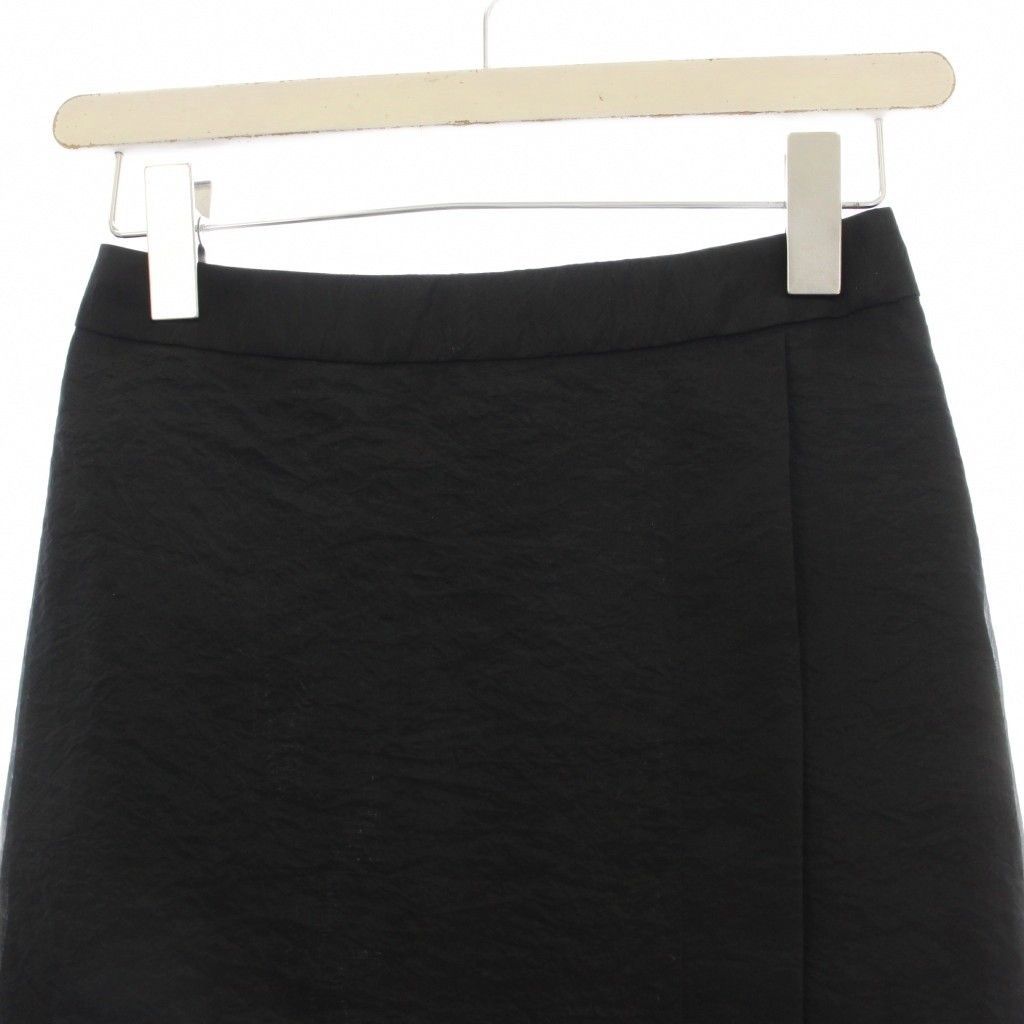 サクラ SACRA ORGANDY WRAP SKIRT オーガンジー ラップスカート ひざ丈