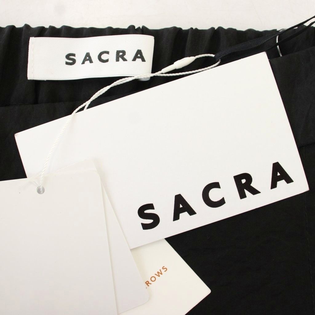 サクラ SACRA ORGANDY WRAP SKIRT オーガンジー ラップスカート ひざ丈