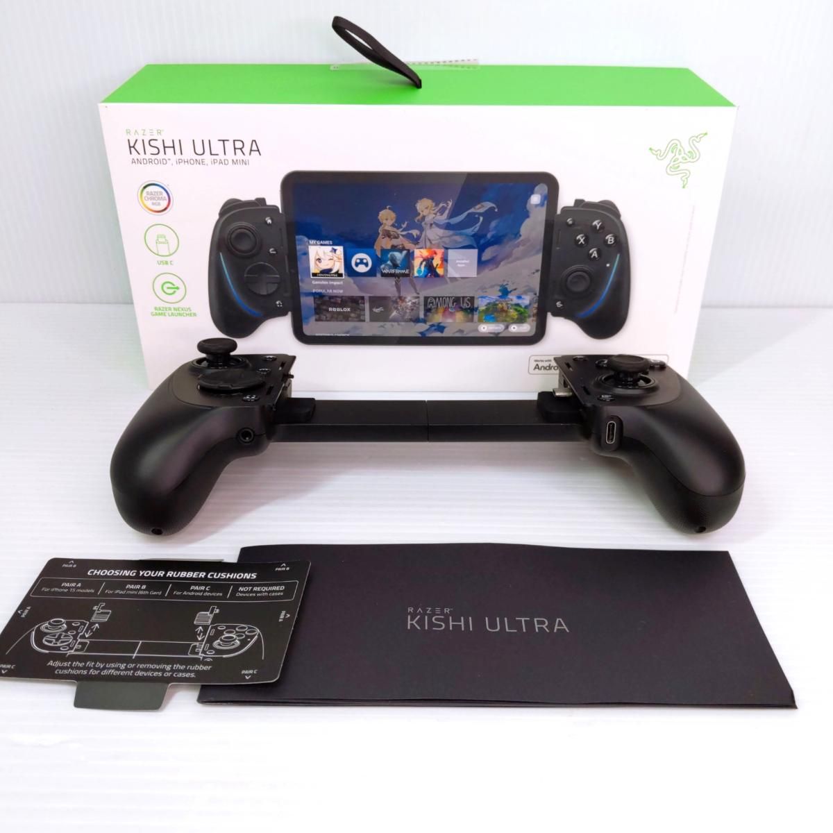 【中古品】Razer レイザー Kishi Ultra モバイル ゲーミングコントローラー〇YR-55132〇 6,840円