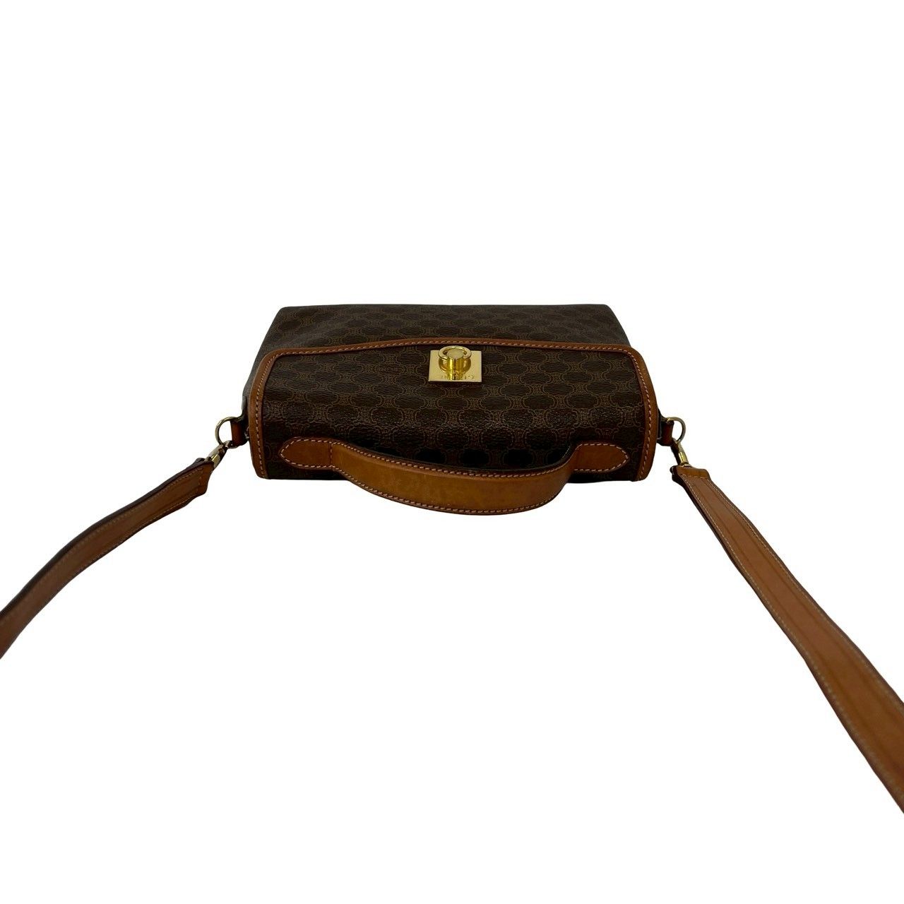 極 美品 CELINE セリーヌ ヴィンテージ マカダム ブラゾン トリオンフ