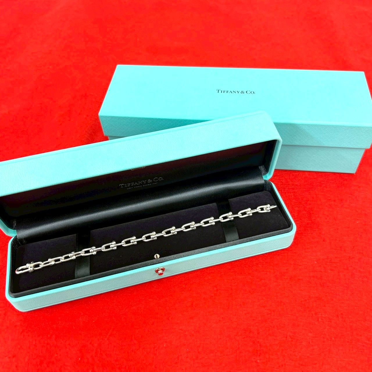 極 美品 箱付き TIFFANY&Co. ティファニー ハードウェア スモール