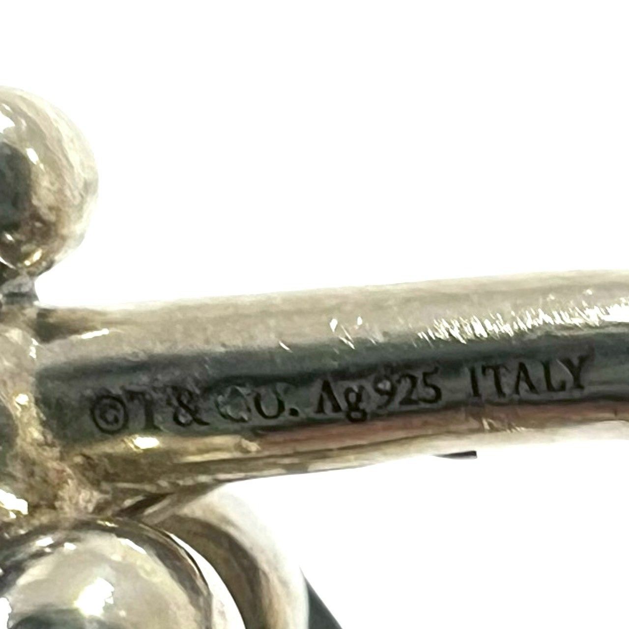 【美品・箱付き】TIFFANY & Co. (ティファニー) シルバー925 極 美品 箱付き TIFFANY&Co. ティファニー ハードウェア スモール