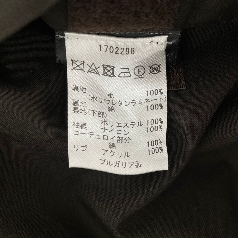 Barbour バブアー ウールジャケット BEDALE SL 36 ダブルジップ