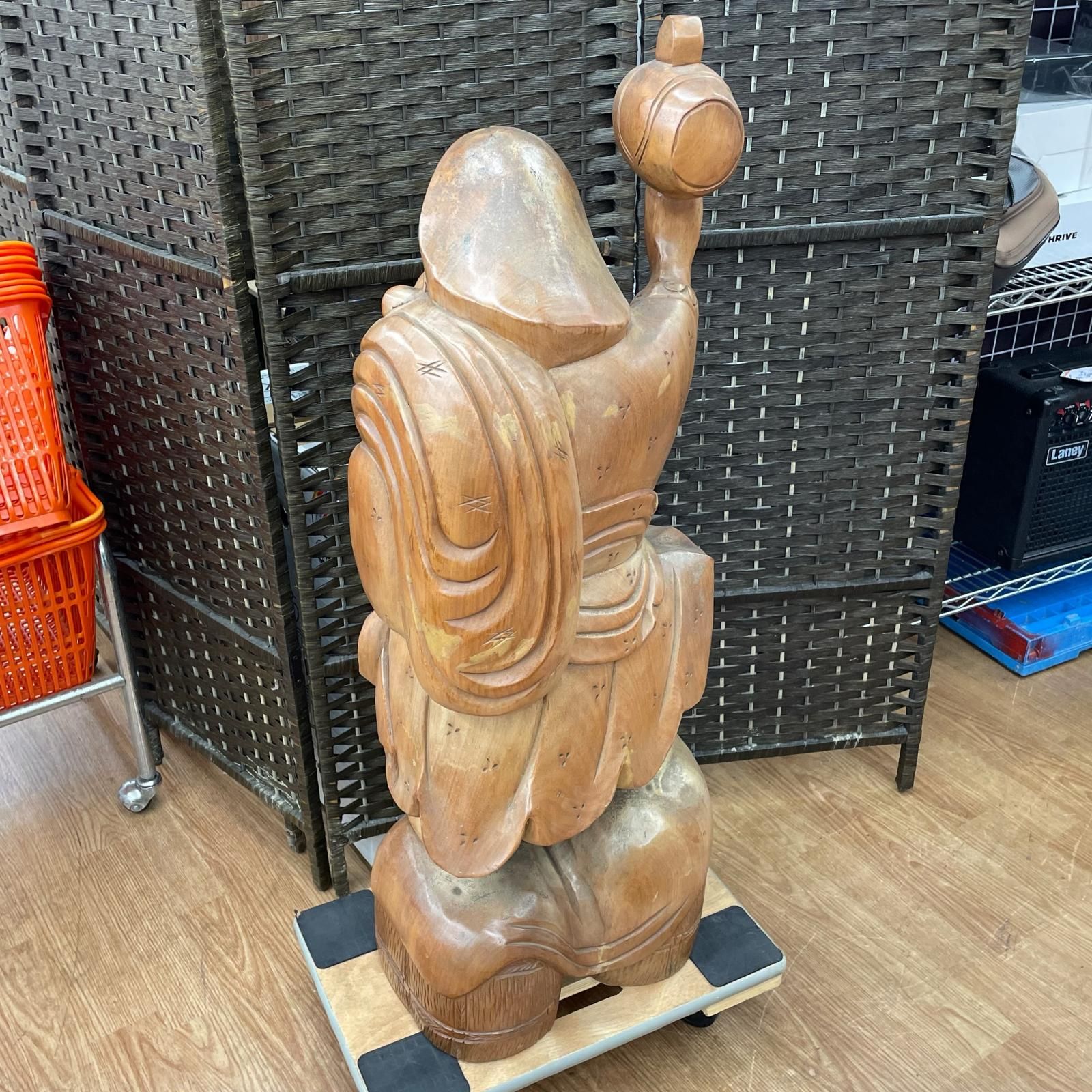 木彫り 大黒天 七福神 置物 縁起物 - メルカリ