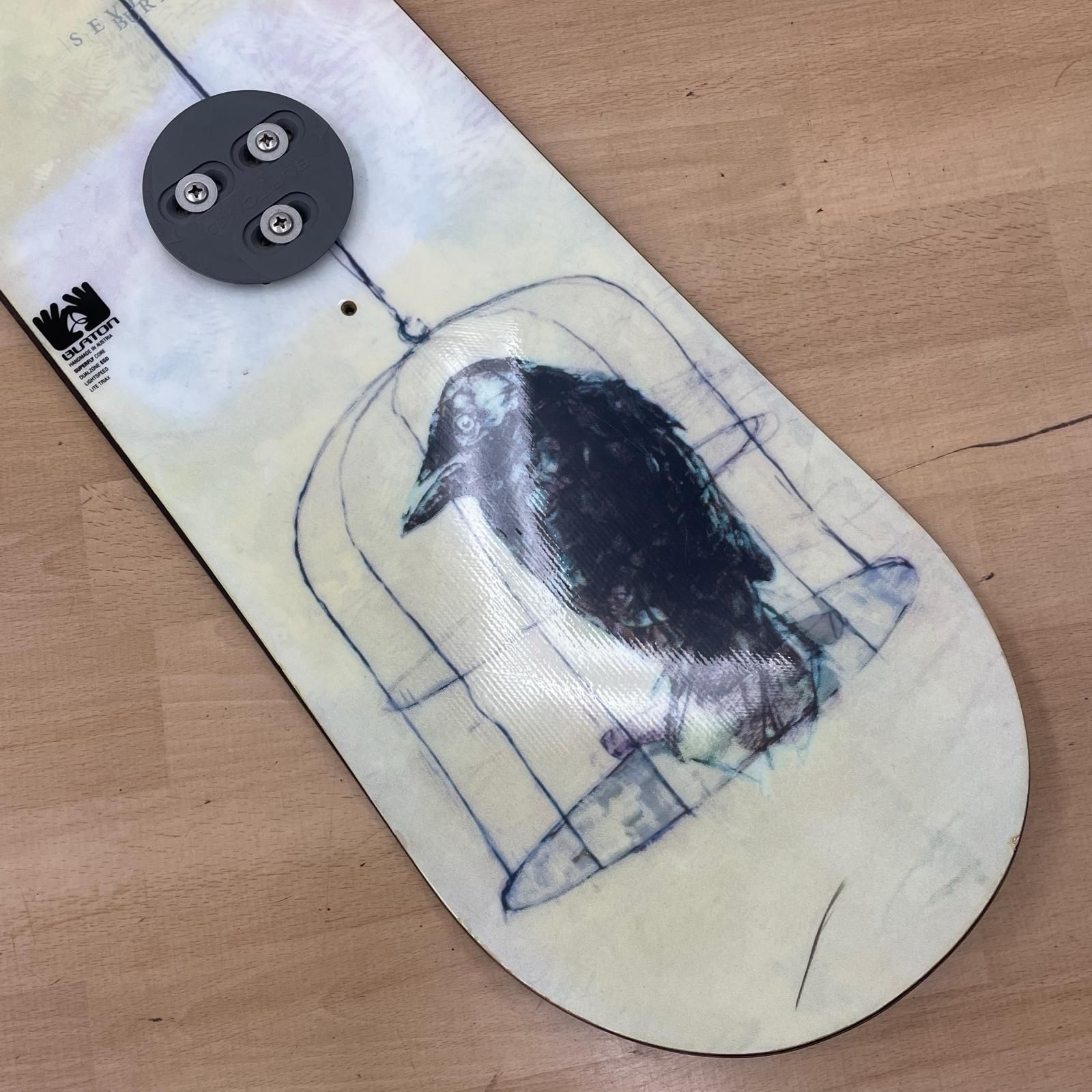 BURTON SEVEN ONE 54 バートン スノーボード板 カラス 154センチ
