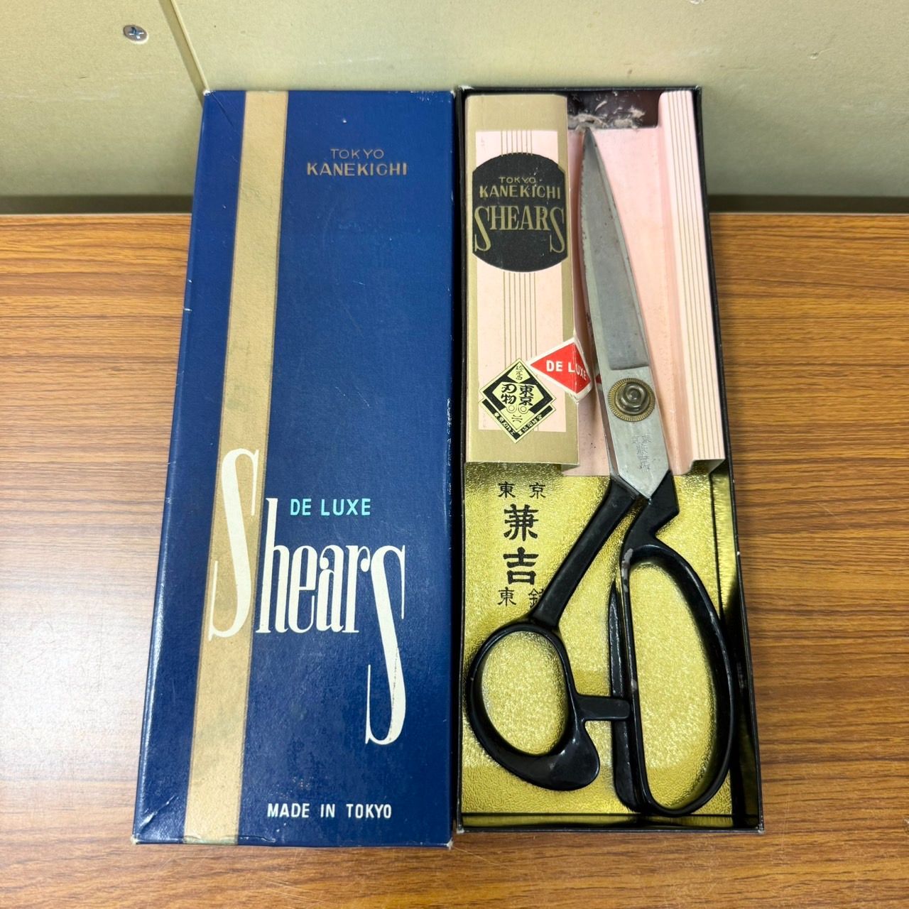 2点 まとめ】裁ちばさみ 東京 兼吉 240mm / 銀鳳 240mm 外箱付き 中古