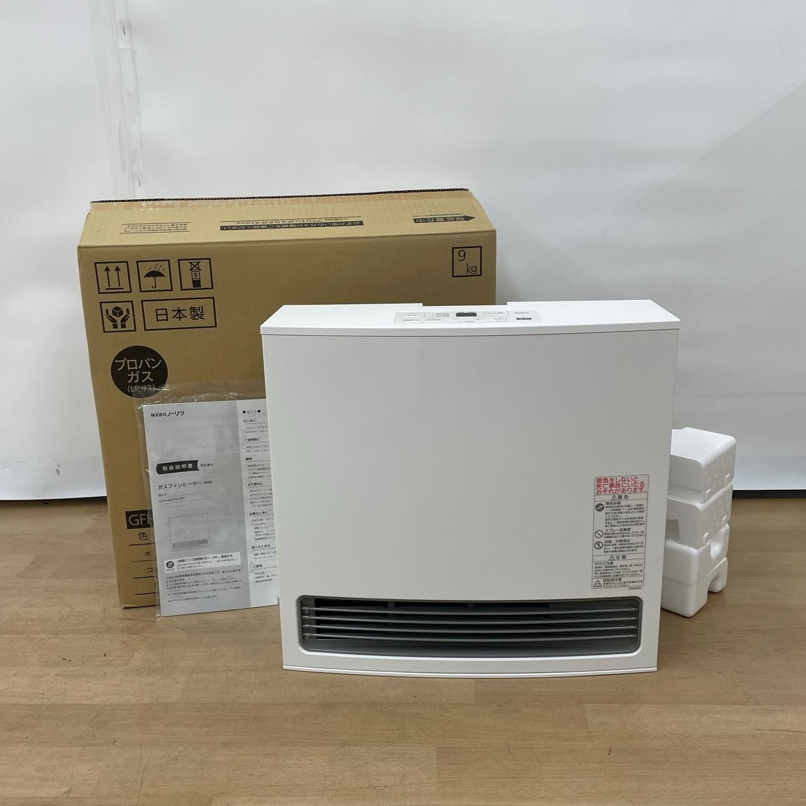 NORITZ ノーリツ ガスファンヒーター LPガス GFH-4007S-W5 スノー