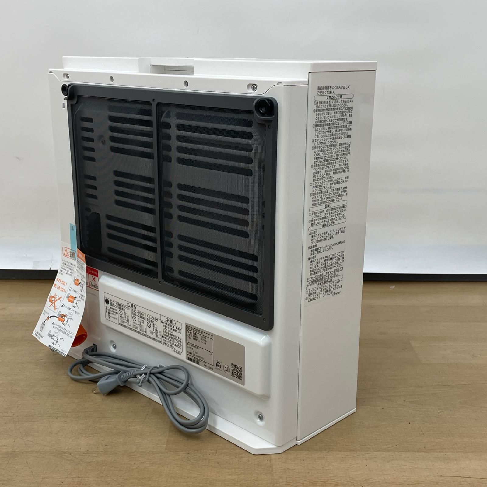 NORITZ ノーリツ ガスファンヒーター LPガス GFH-4007S-W5 スノー