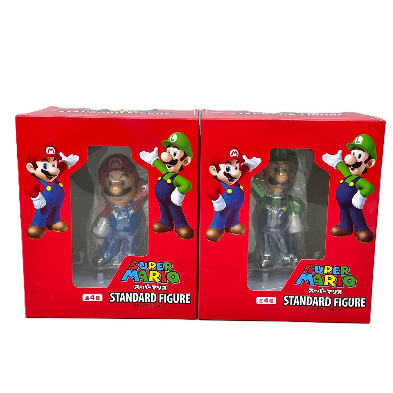 スーパーマリオ スタンダードフィギュア マリオ ルイージ 2点セット