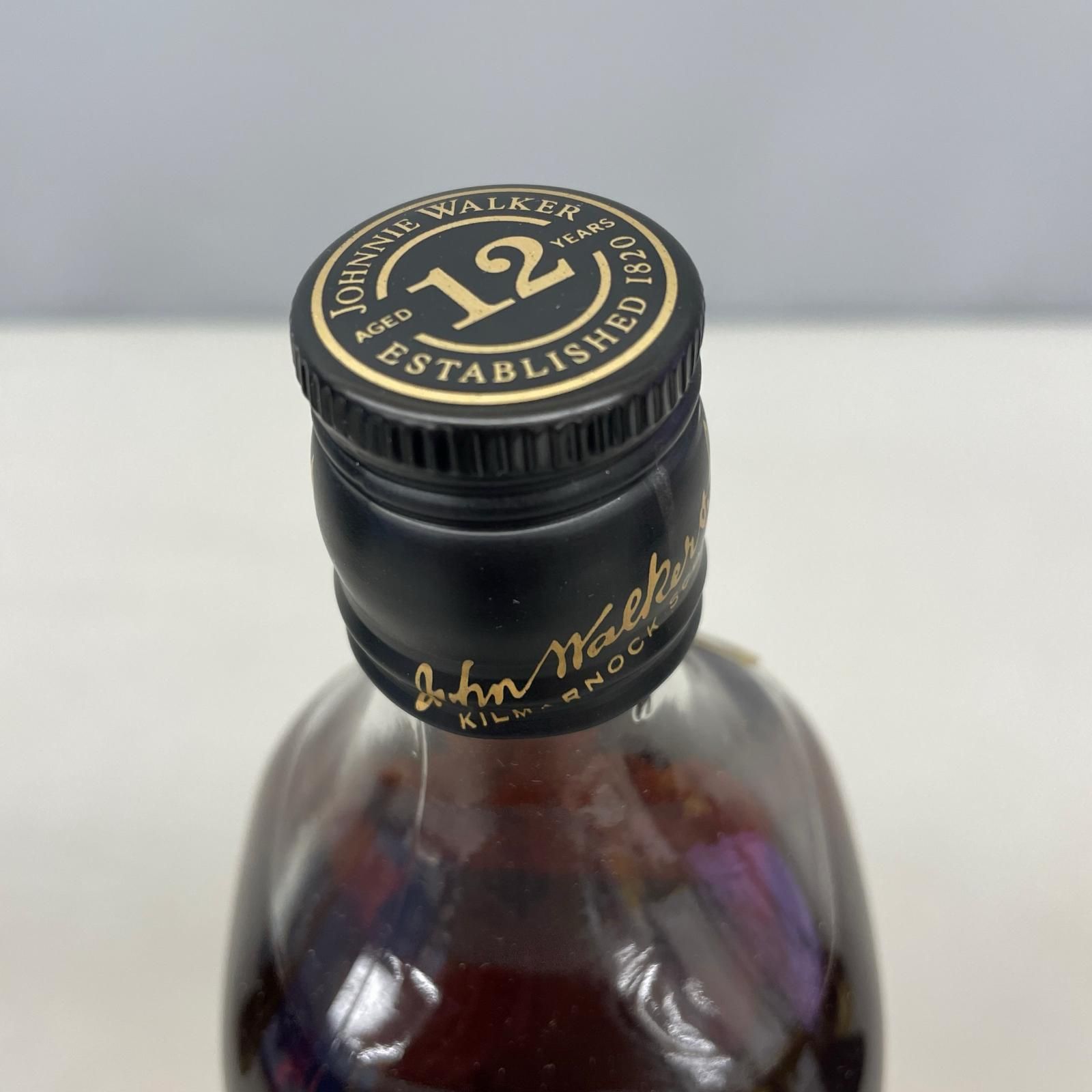 ジョニーウォーカー ブラックラベル 12年 750ml 未使用品 - メルカリ