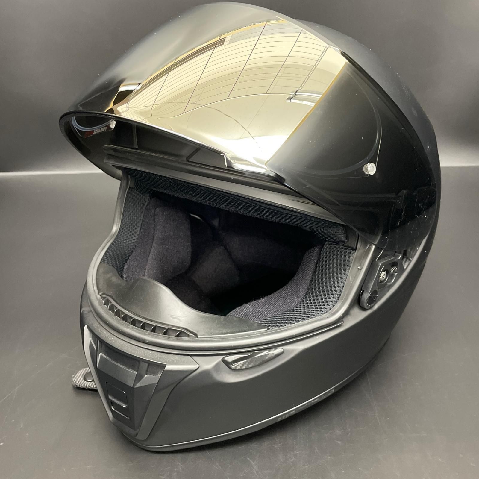 RYD 観賞用 フルフェイスヘルメット シールドミラータイプ マット 