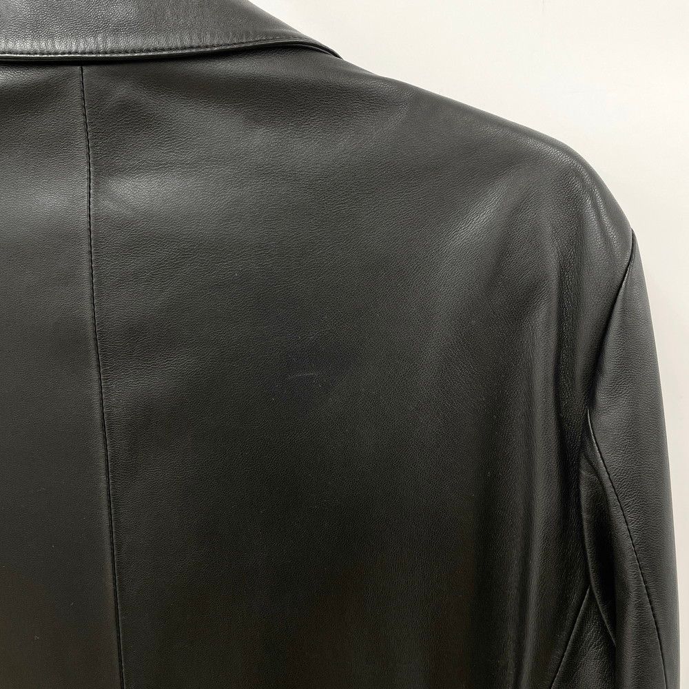 バーバリーブラックレーベル レザージャケット M ブラック 羊革