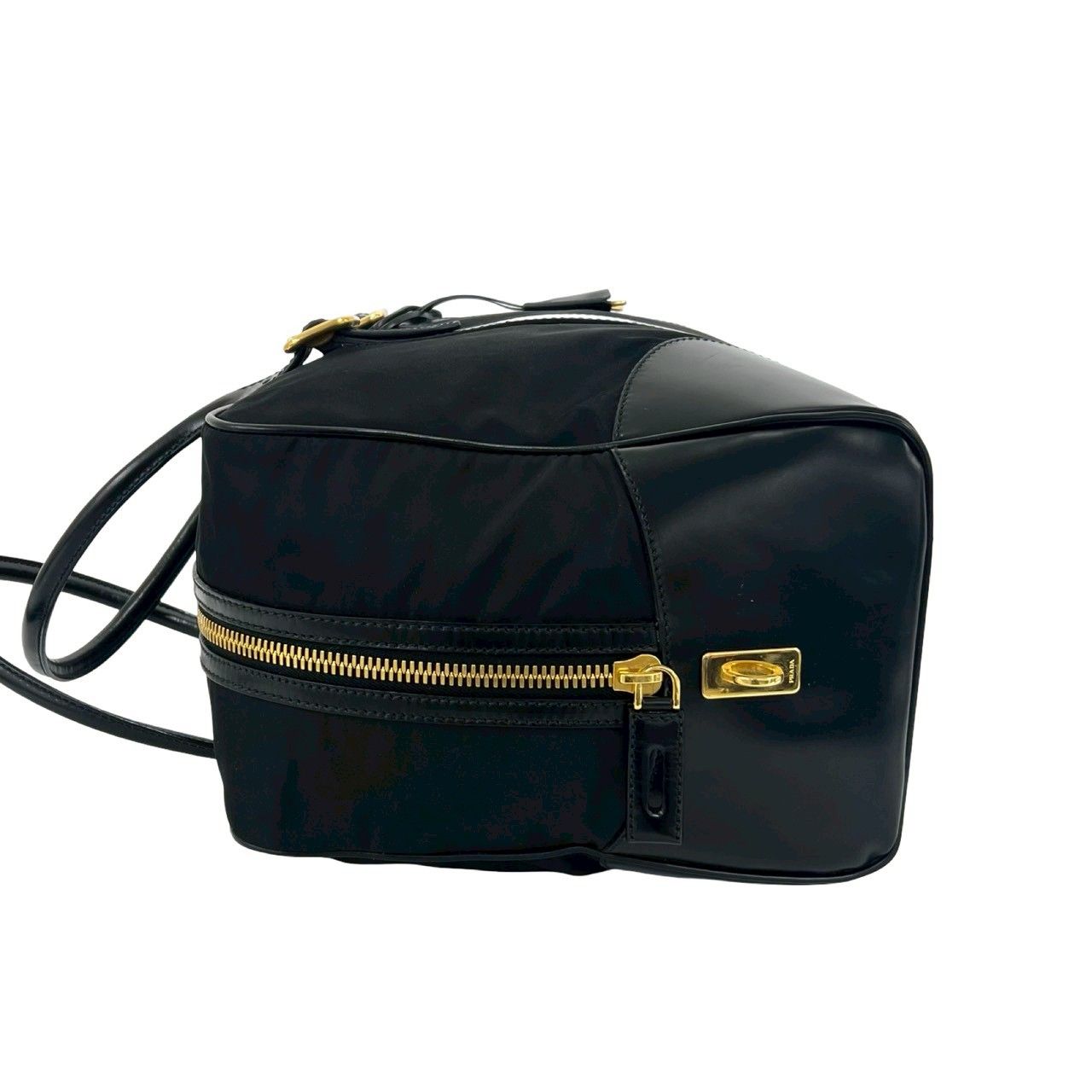 極 美品 PRADA プラダ 三角 ロゴ トライアングル プレート 金具