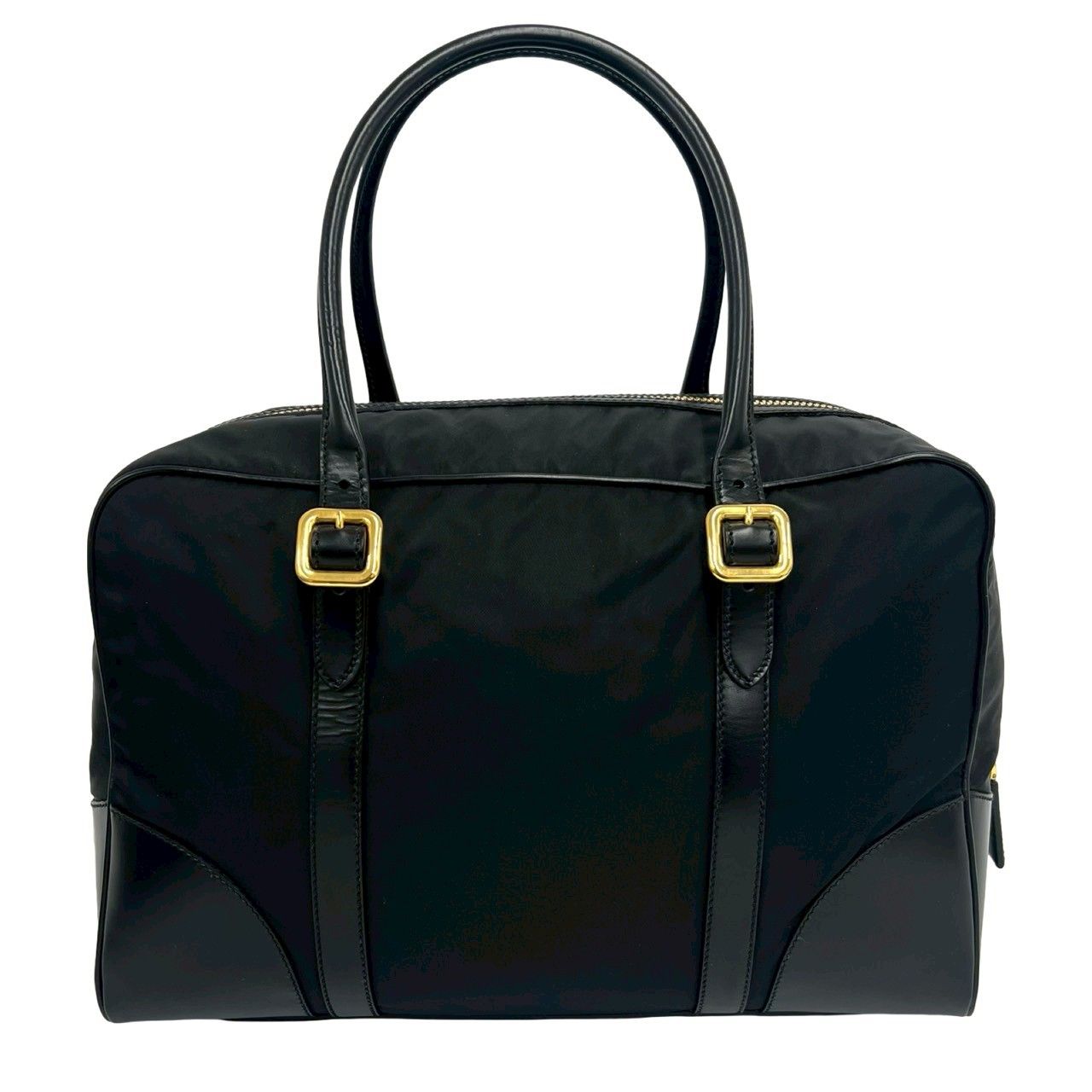 極 美品 PRADA プラダ 三角 ロゴ トライアングル プレート 金具