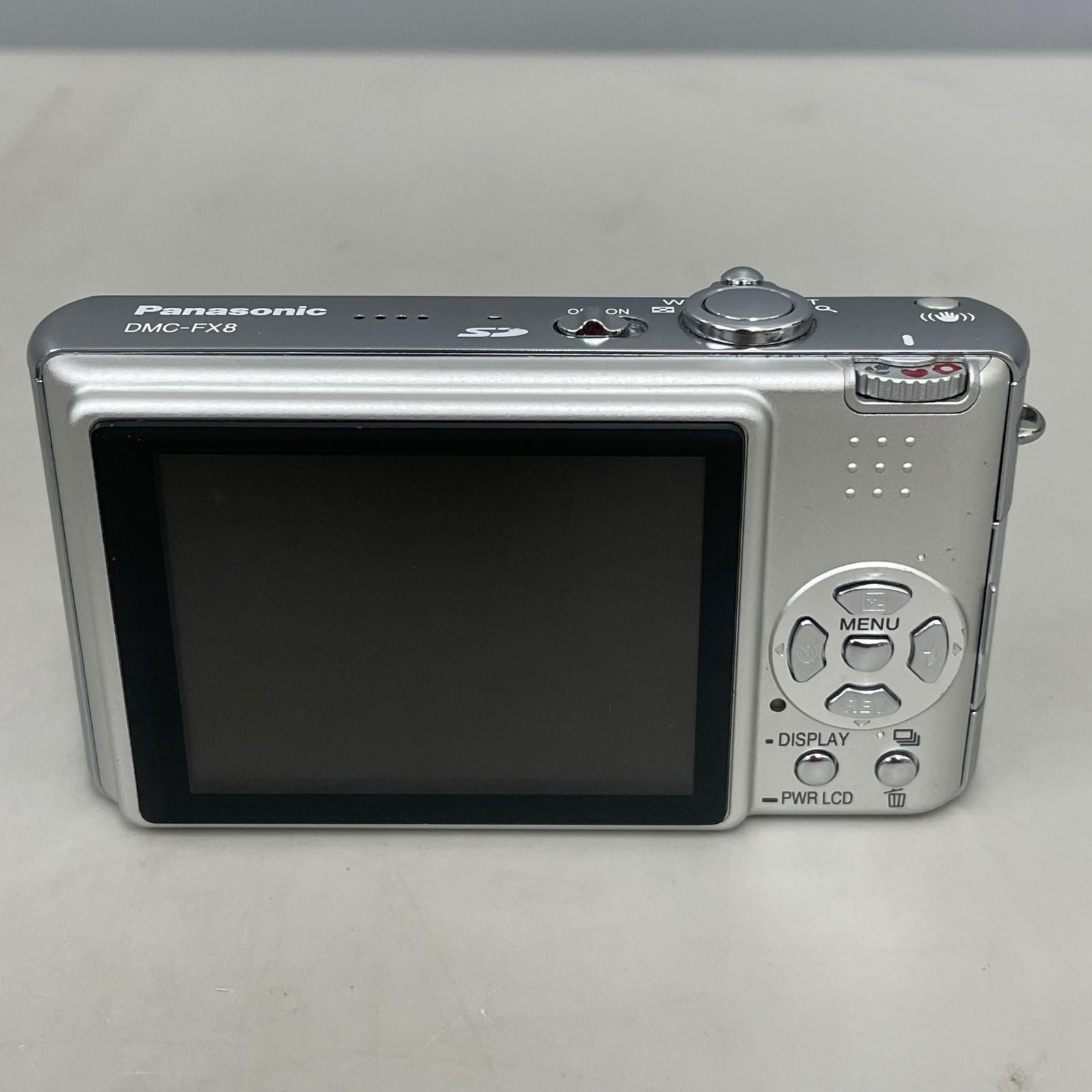 Panasonic LUMIX DMC-FX8 2GB SDカード付き　美品 実用光学美品】Panasonic パナソニック LUMIX DMC-FX8 シルバー SD