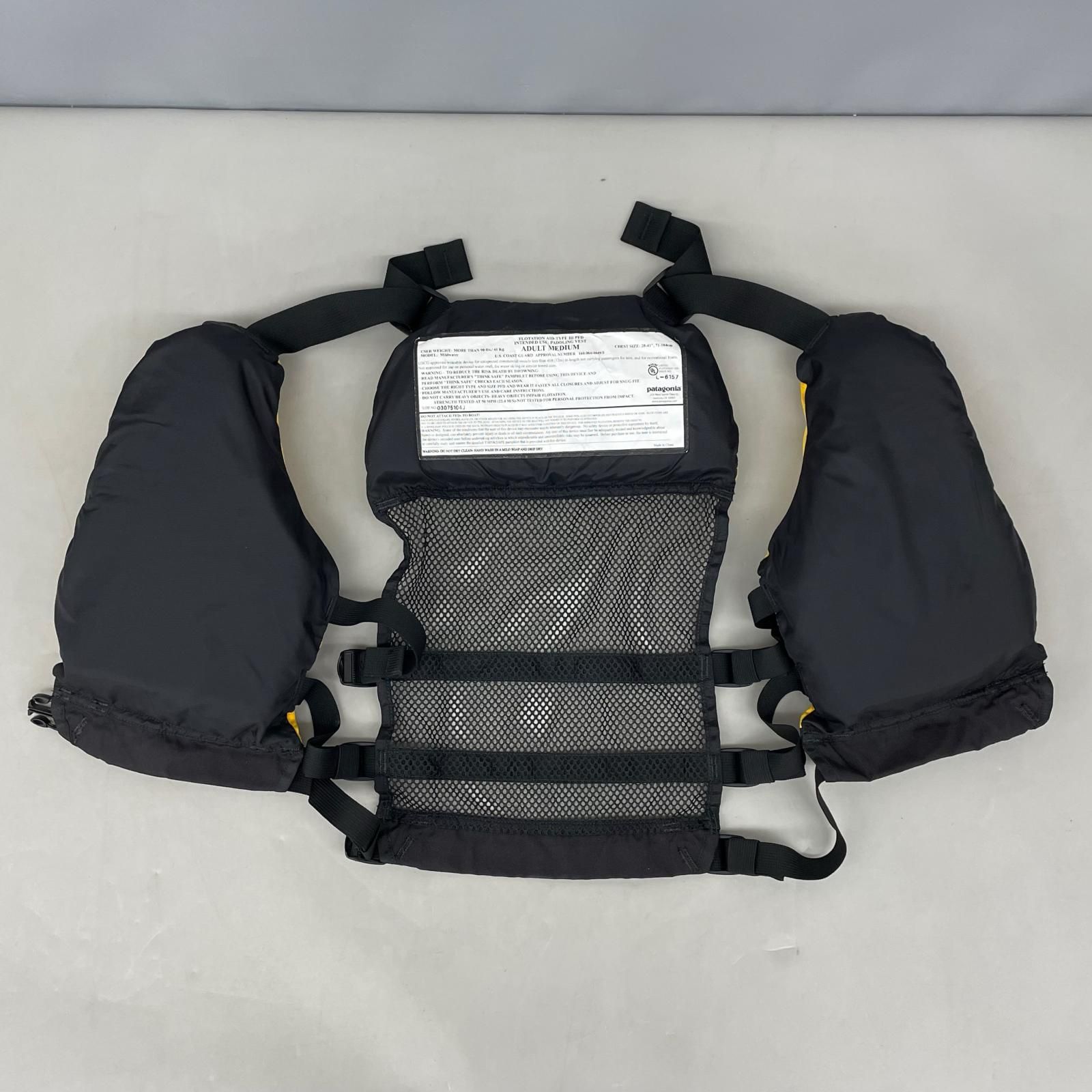 パタゴニア ライフジャケット サイズM チェスト：71-104cm mildwater