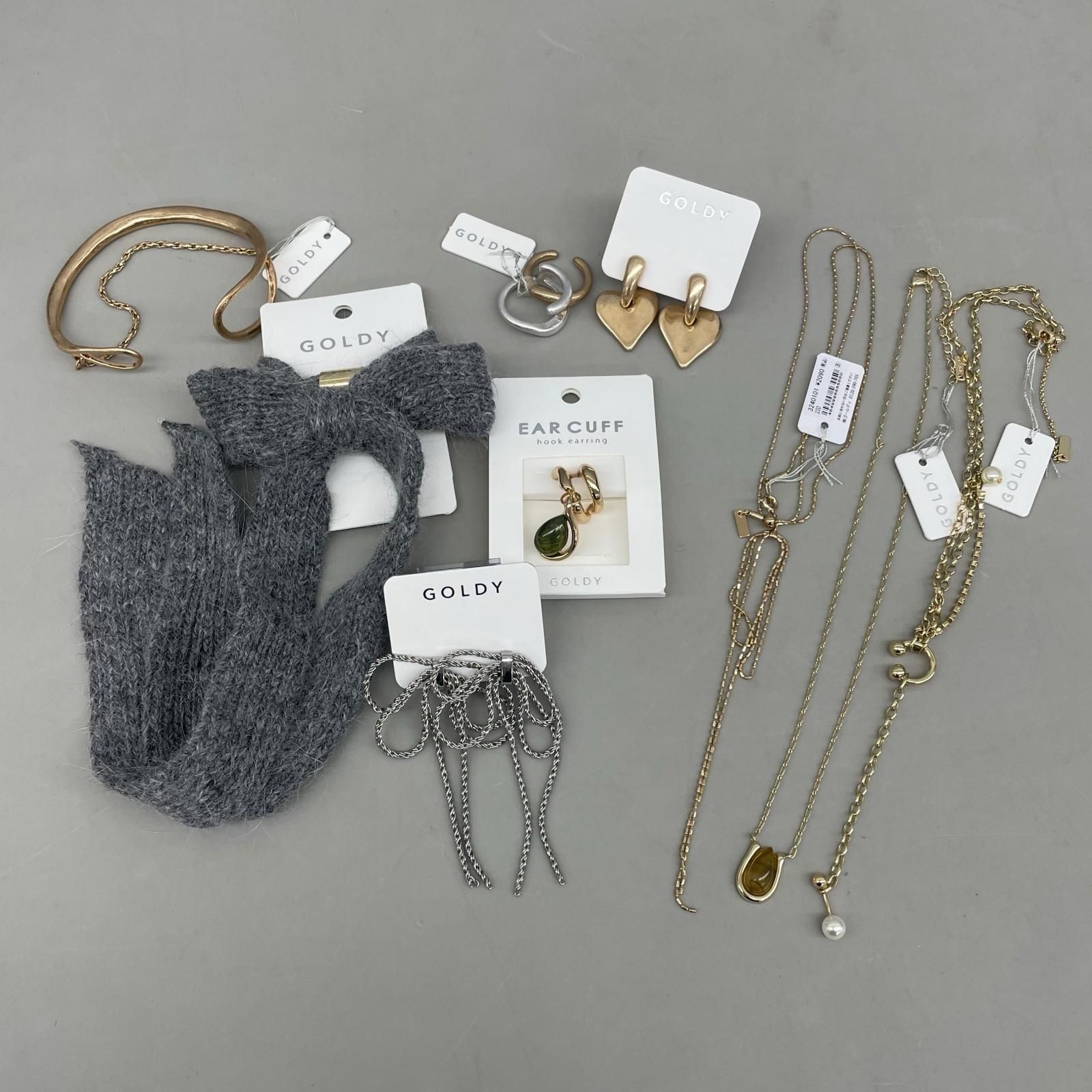 アクセサリーまとめセット GOLDY ネックレス ブレスレット イヤーカフ