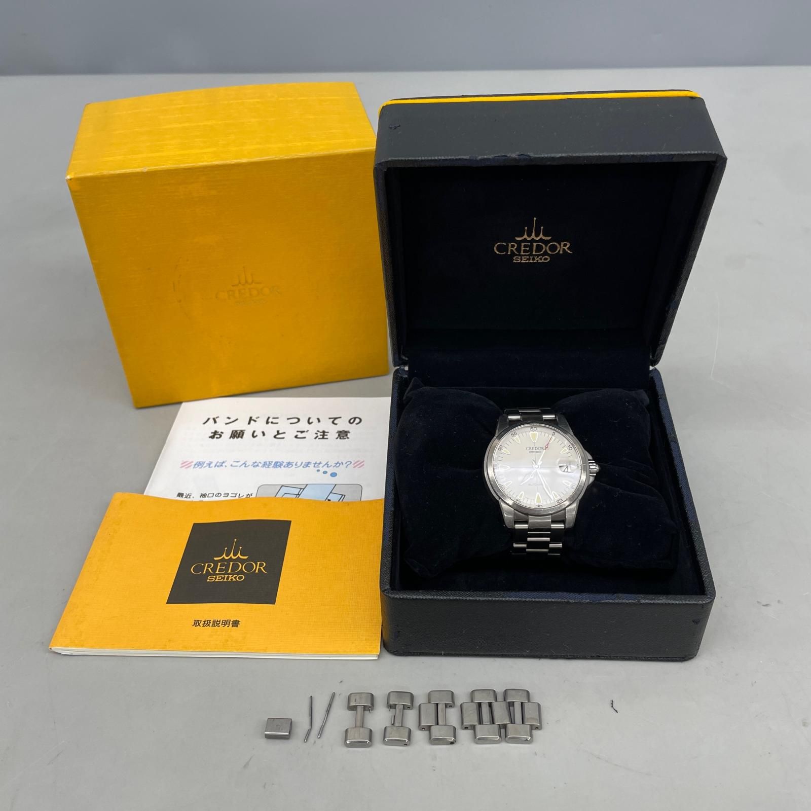 セイコー SEIKO クレドール フェニックス チタン製 デイト GCBR999 / 8L75-0A20 セイコー SEIKO クレドール フェニックス チタン製 デイト GCBR999