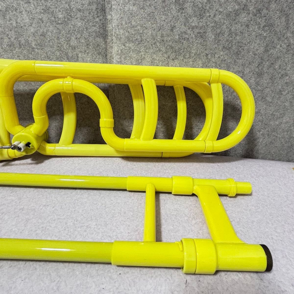 □【美品】テナーバストロンボーン イエロー タイガー TG Tiger