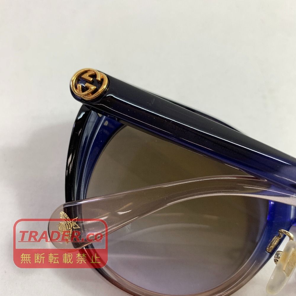 04w7322▽※【中古】GUCCI グッチ サングラス GGロゴ 蜂 GG0369S 004 54