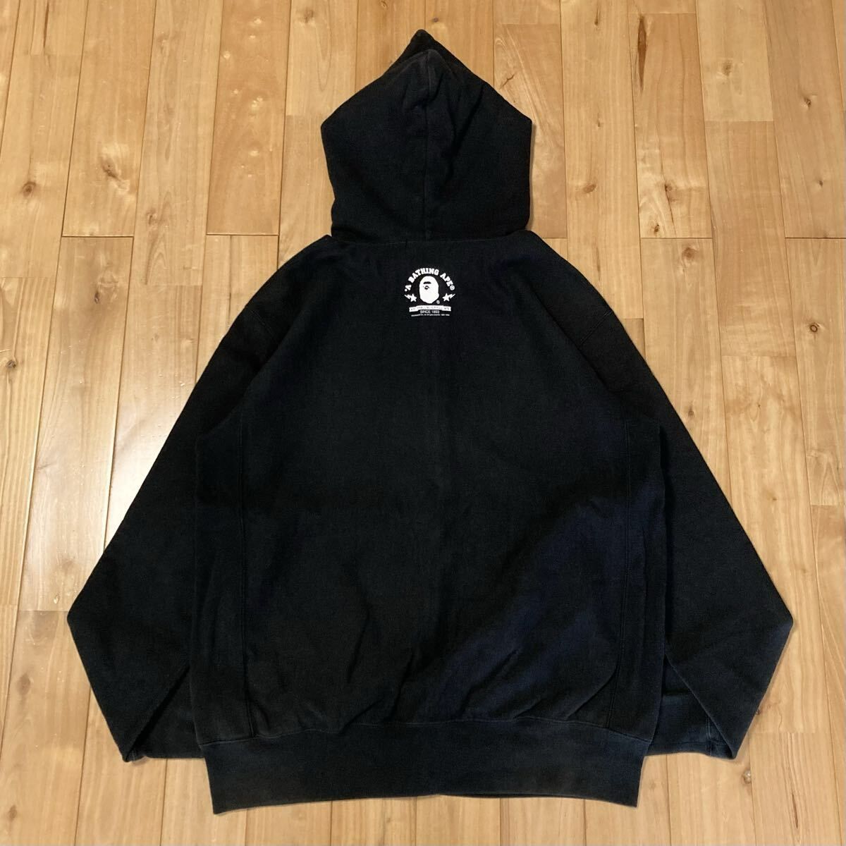 マイロ フルジップ パーカー Mサイズ ブラック a bathing ape BAPE