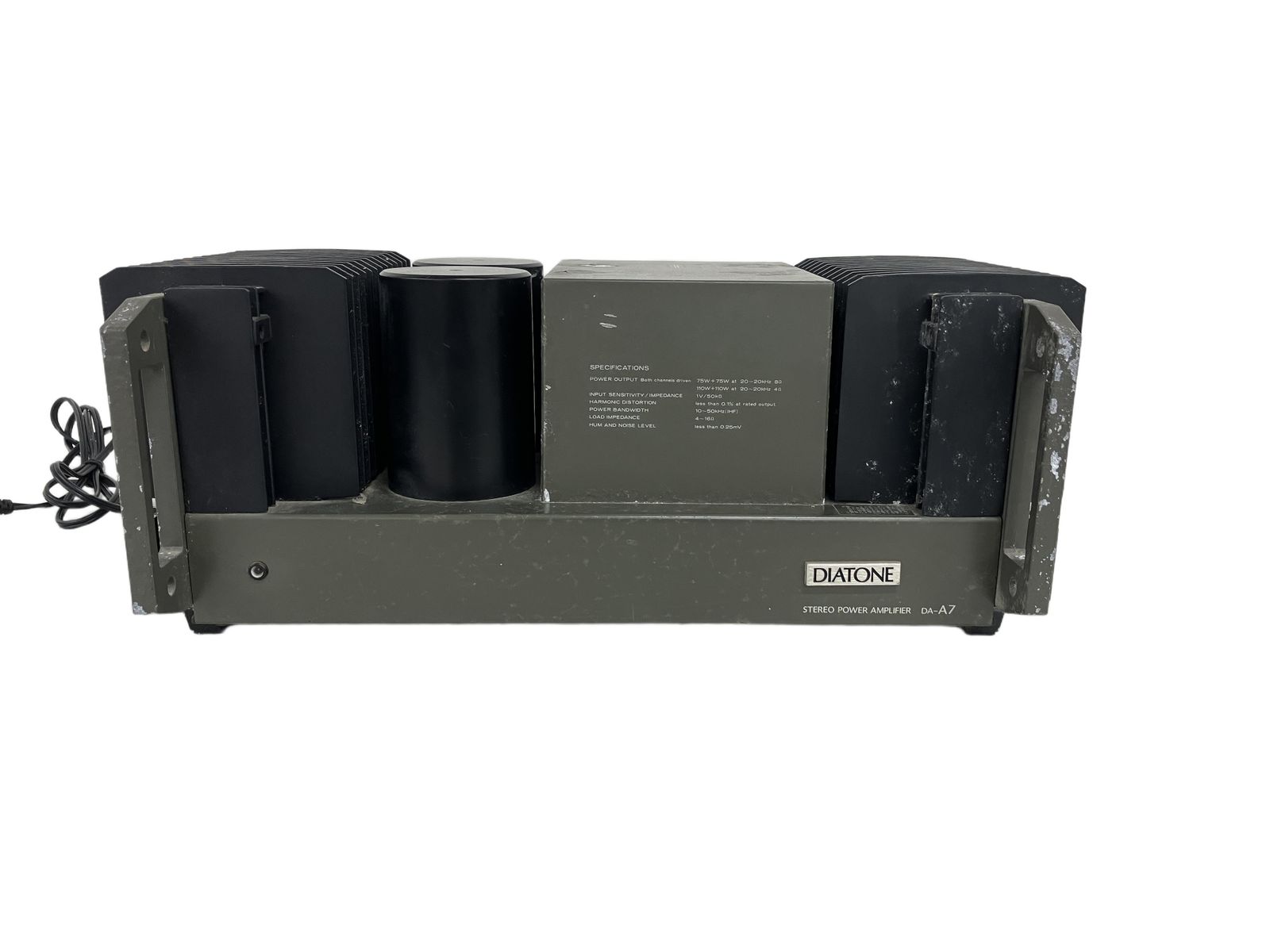 DIATONE DA-A7 ステレオパワーアンプ 75W 8Ω Featureシリーズ ダイヤ