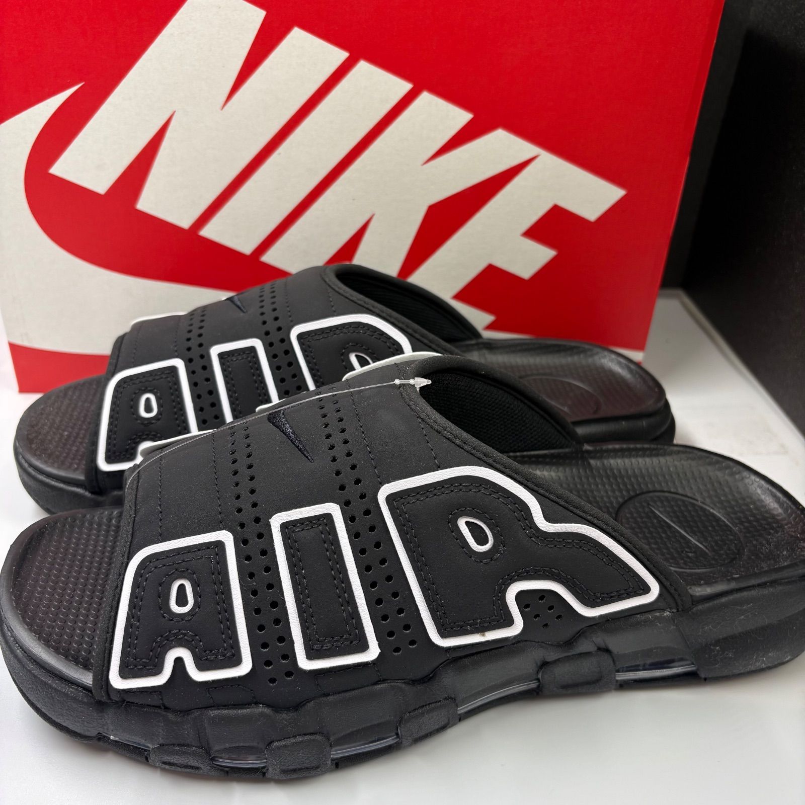 新品 27cm Nike Air More Uptempo Slide 