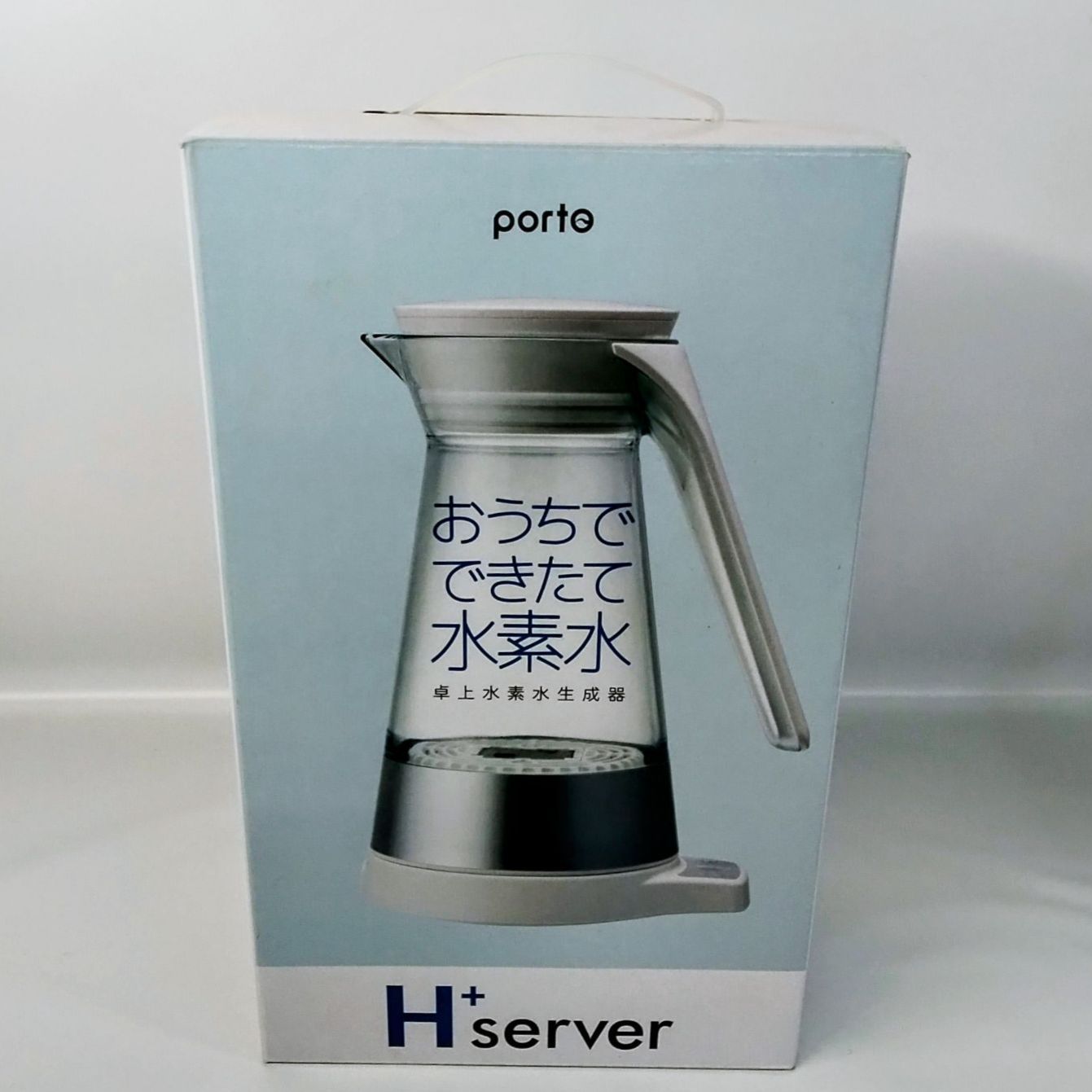 porto H+ server 卓上水素水生成器 未使用・保管品】porto 卓上水素水生成器 H+server AIM-HW01 水素水