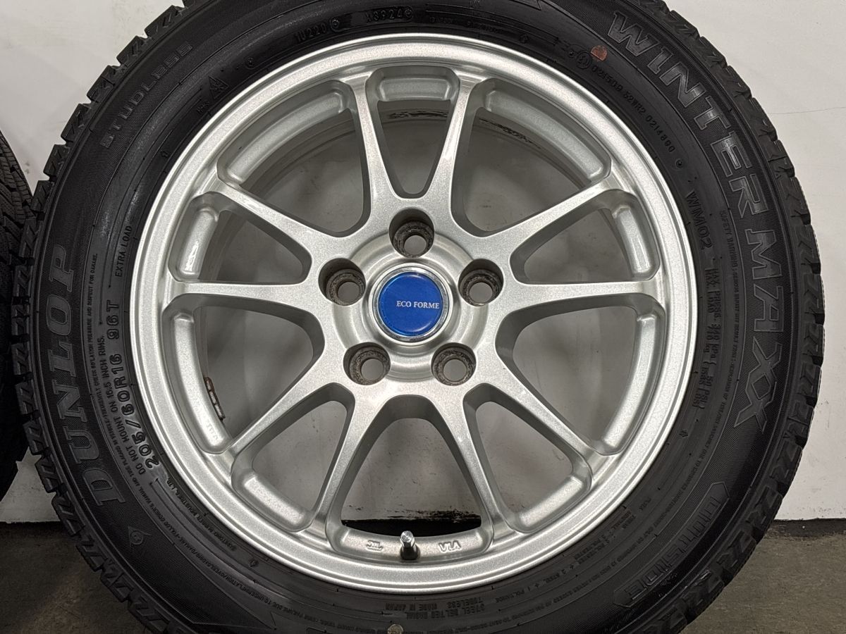バリ溝】トヨタ車専用設計 エコフォルム 16in 6.5J +39 PCD114.3