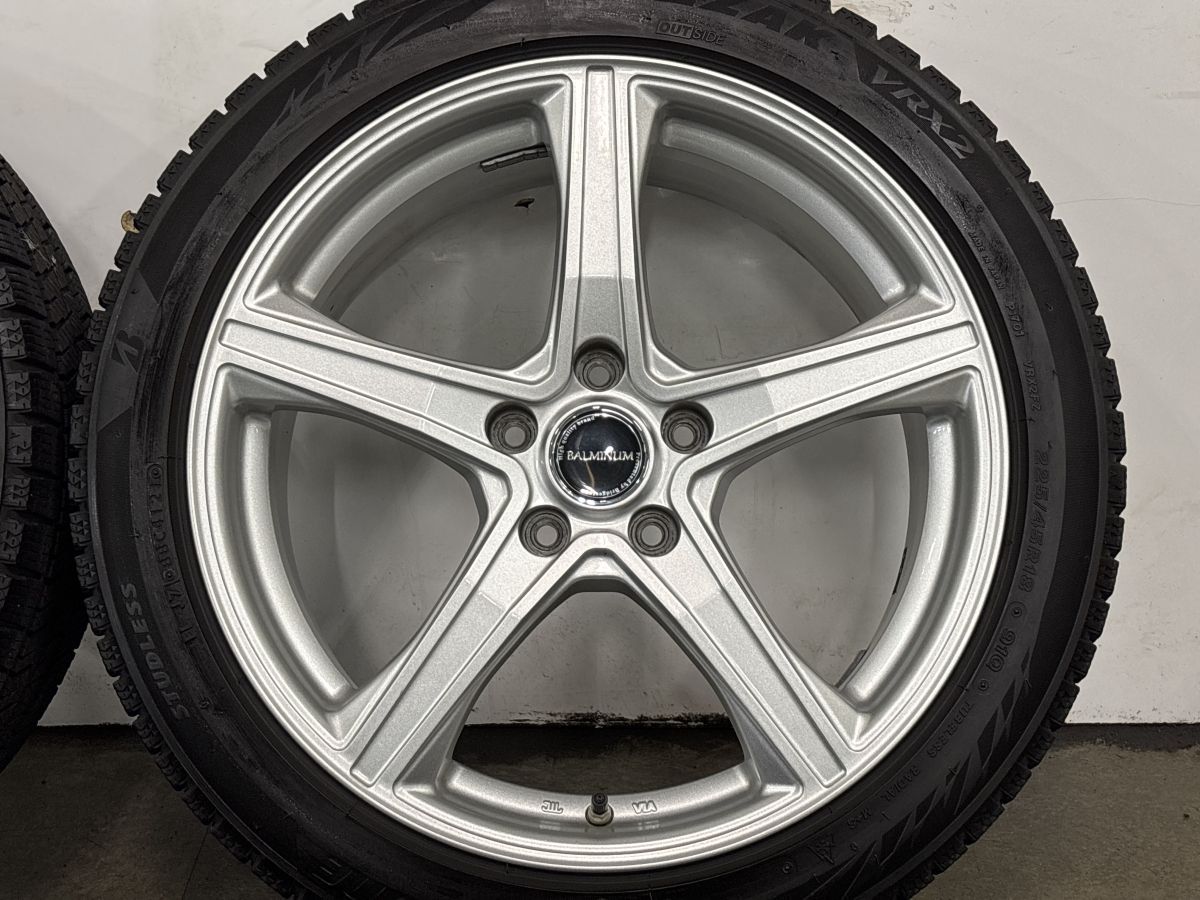 スタッドレス】バルミナ 18in 7.5J +42 PCD114.3 ブリヂストン