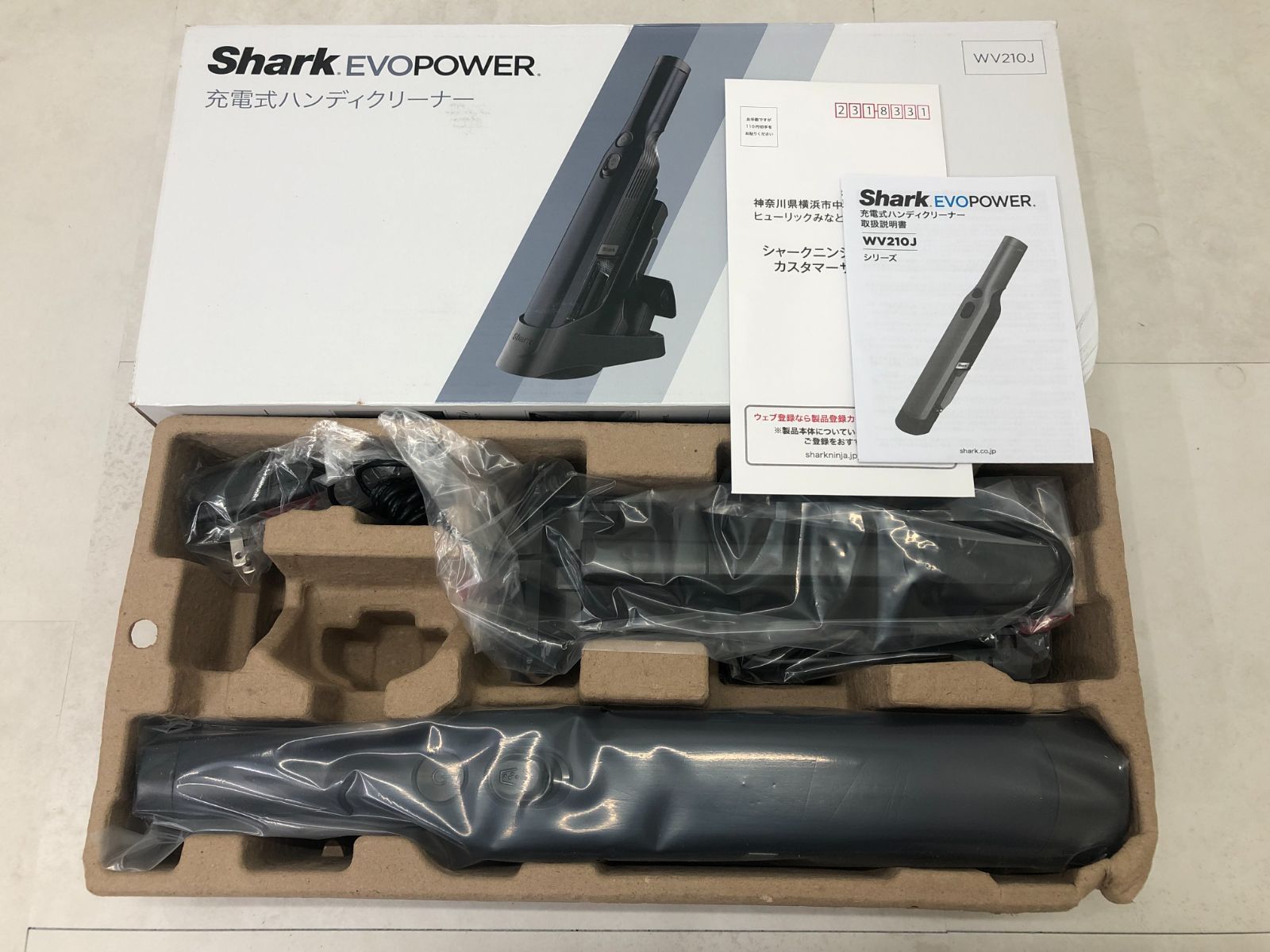 F）Shark シャーク ハンディクリーナー WV210J コードレス 充電式 軽量 6,320円