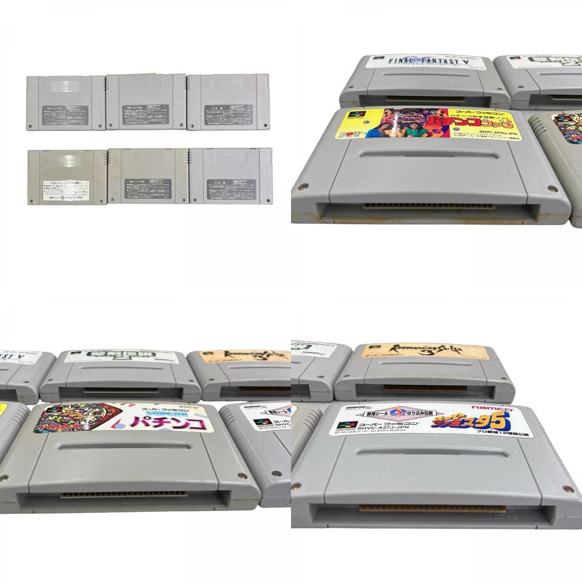 186000 動作未確認 スーパーファミコン ゲームソフト ロマサガ3 FF5 聖