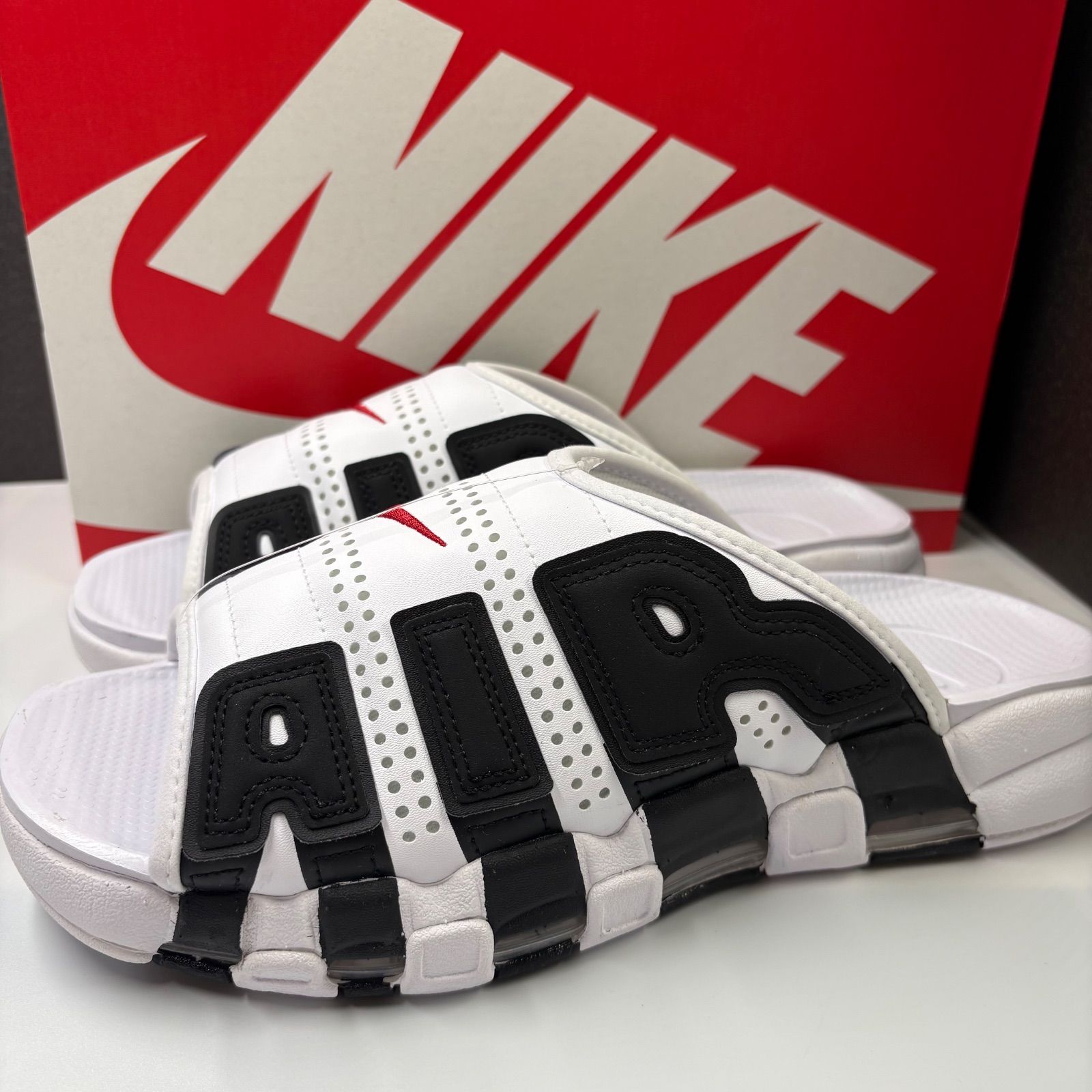 新品 28cm Nike Air More Uptempo Slide 