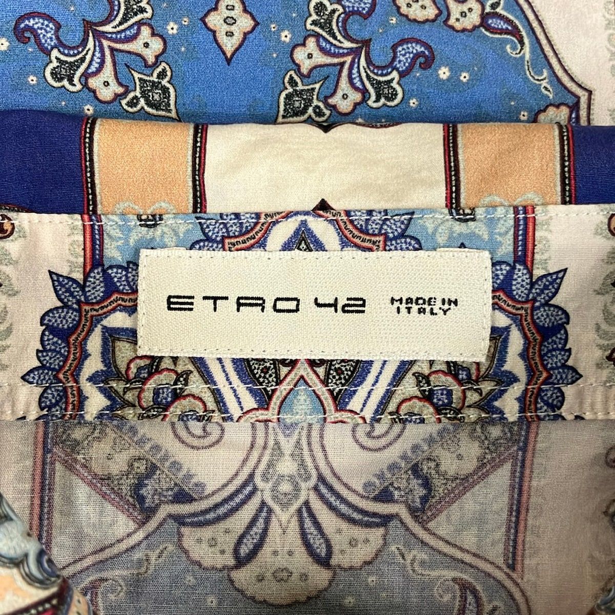 ETRO(エトロ) 長袖シャツブラウス サイズ42 M レディース美品 - ブルー
