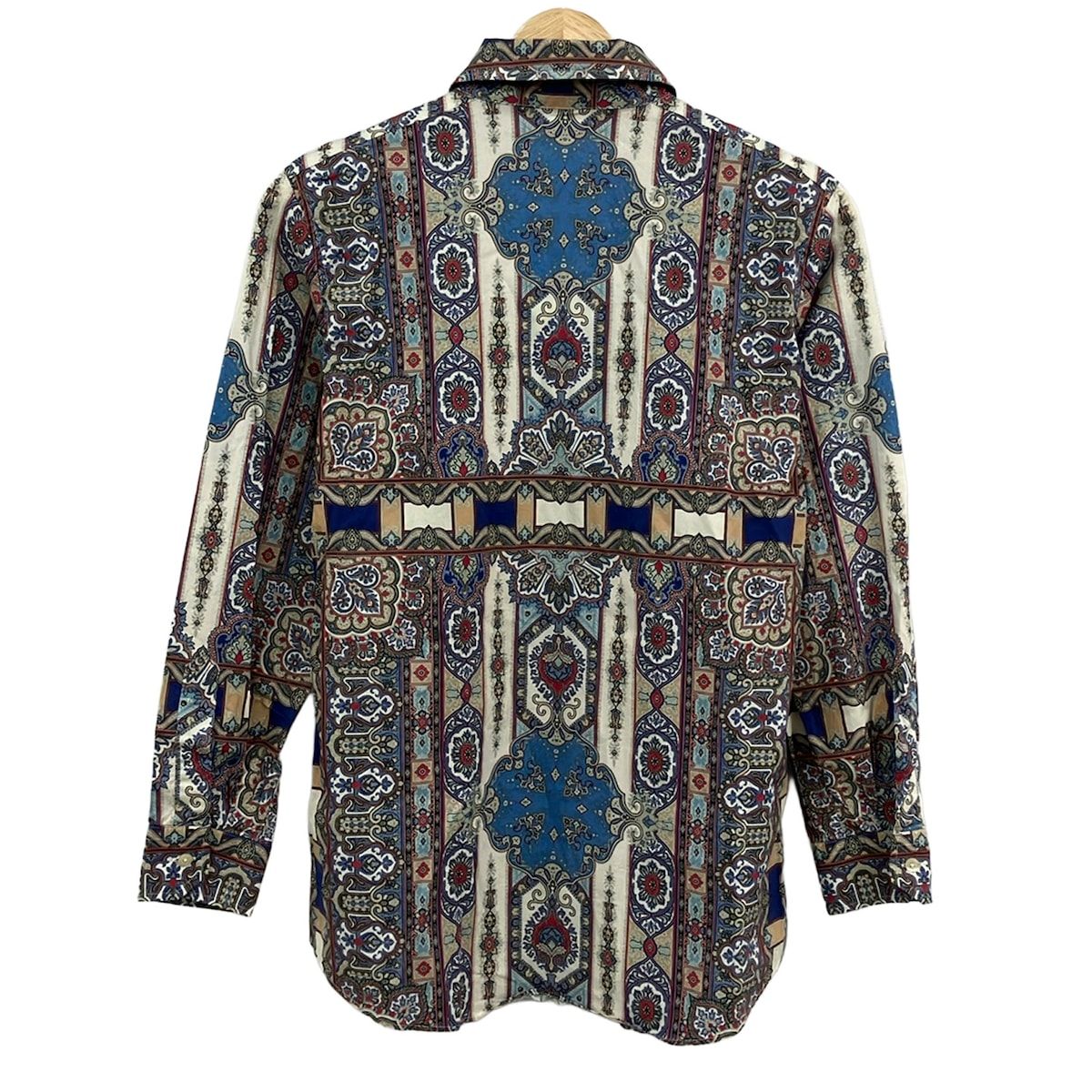 ETRO(エトロ) 長袖シャツブラウス サイズ42 M レディース美品 - ブルー