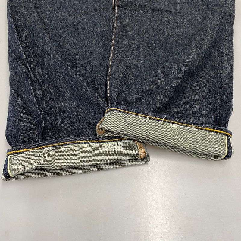 中古品】 EVISU エヴィス LOT.2000 TIGER PRESHRUNK カモメ×ネコ PRINT