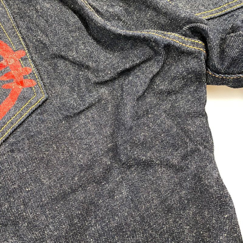中古品】 EVISU エヴィス LOT.2000 TIGER PRESHRUNK カモメ×ネコ PRINT
