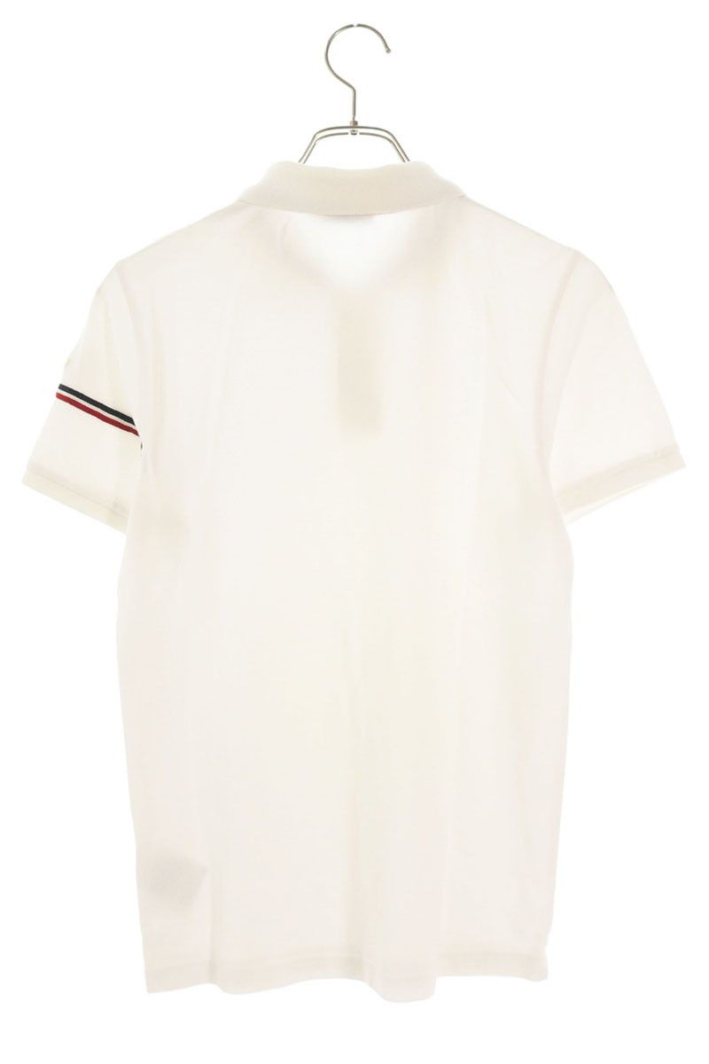 モンクレール MAGLIA POLO MANICA CORTA 袖ロゴワッペン半袖ポロシャツ