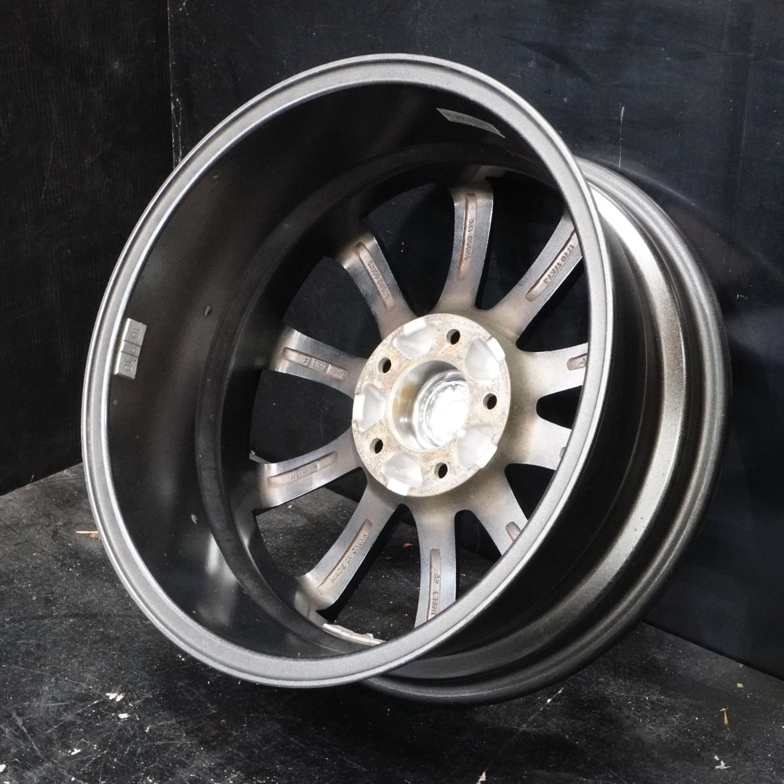 中古ホイール ヨコハマ GRASS 17インチ 4本セット 7J +48 5H PCD114.3