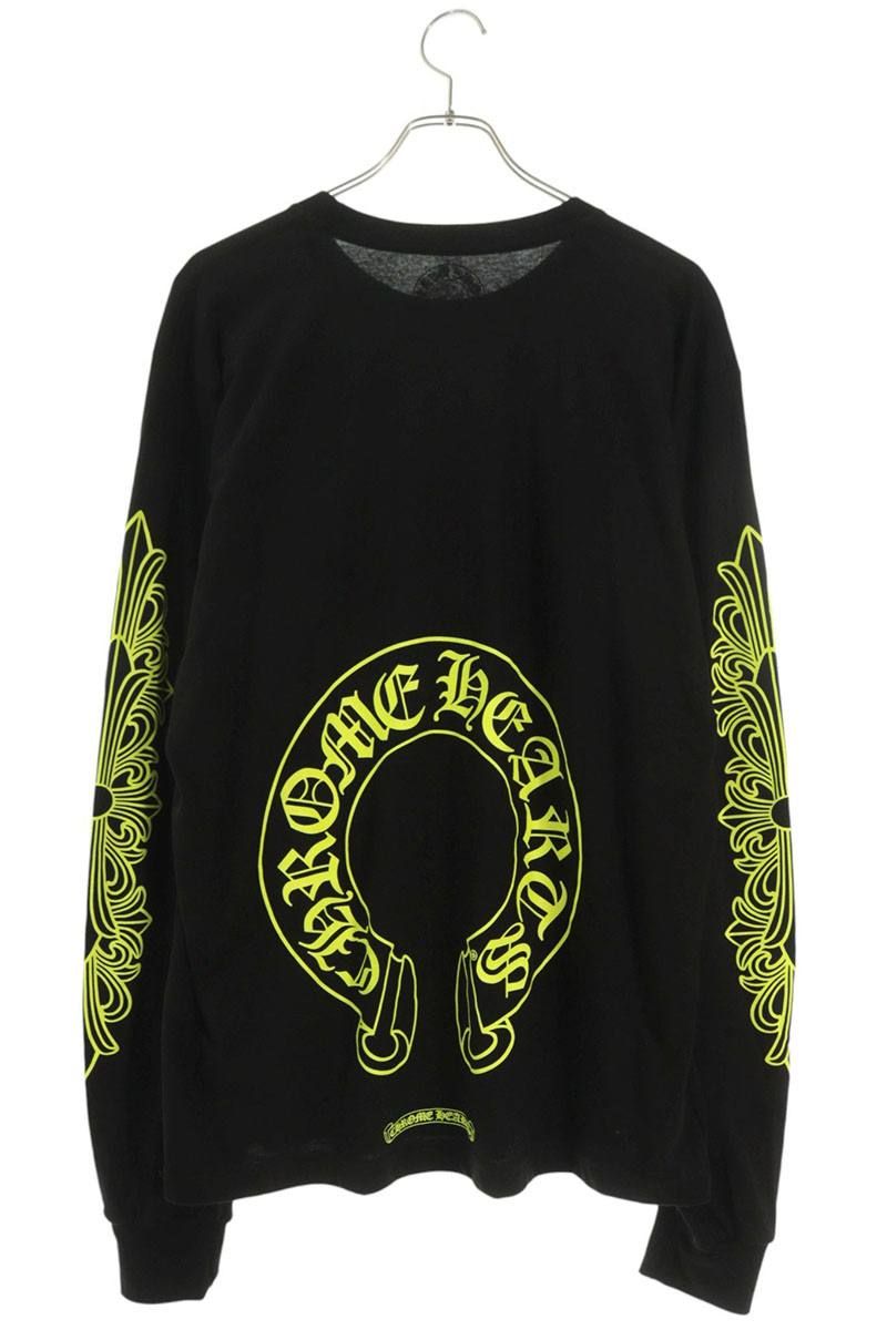クロムハーツ CH L/S /1 バックホースシュー袖フローラルプリント長袖