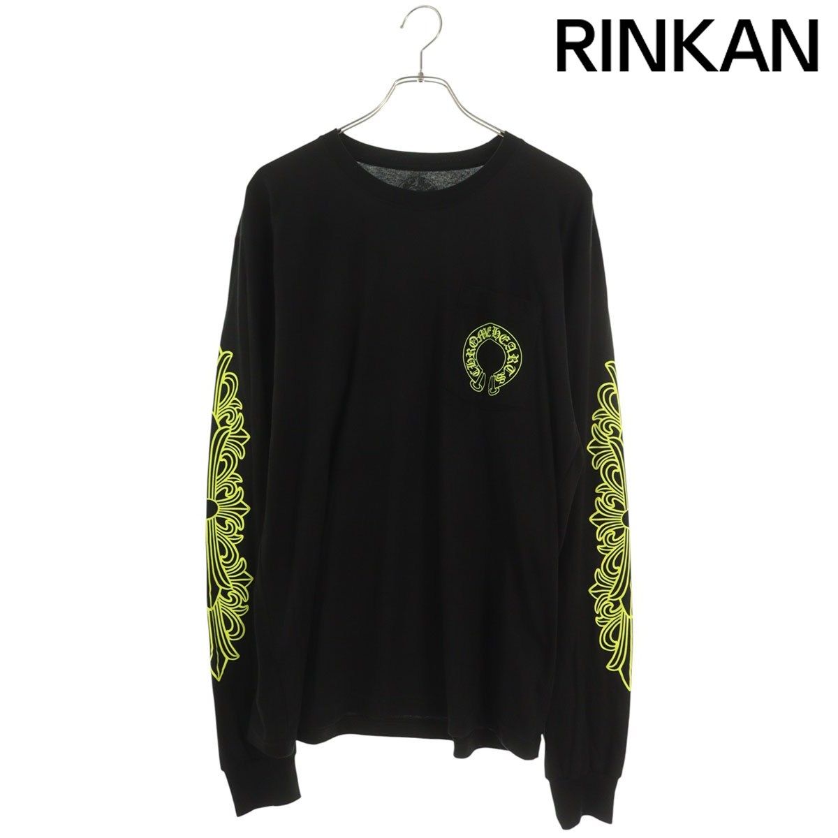 クロムハーツ CH L/S /1 バックホースシュー袖フローラルプリント長袖