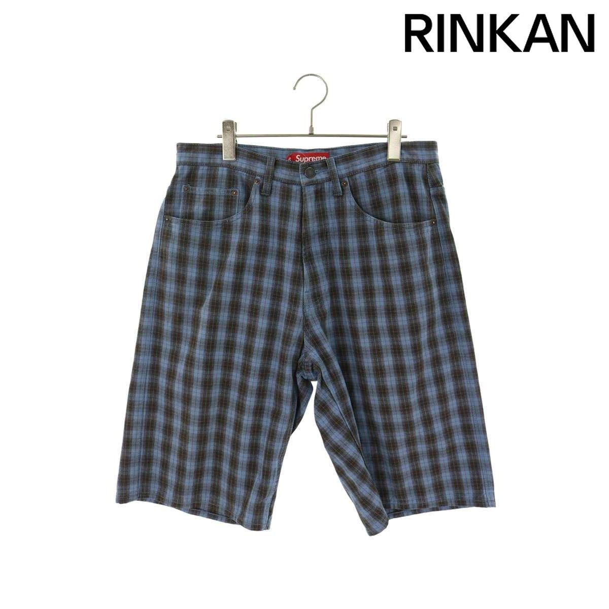 シュプリーム 24SS PLAID BAGGY SHORT チェック柄ハーフパンツ メンズ