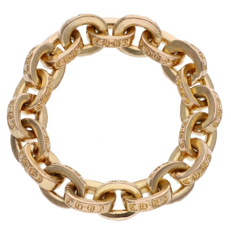 クロムハーツ 22K PAPER CHAIN RING/ペーパーチェーン ゴールドリング