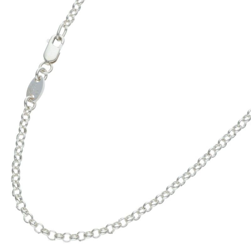 クロムハーツ NECKCHAIN R18/ロールチェーン18inch シルバーネックレス